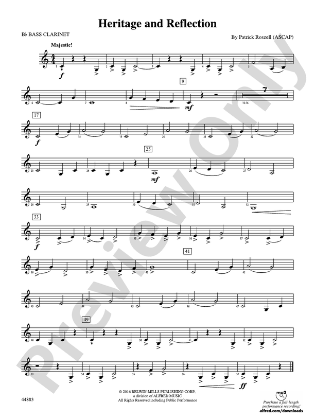 Heritage and Reflection Bflat Bass Bflat Bass