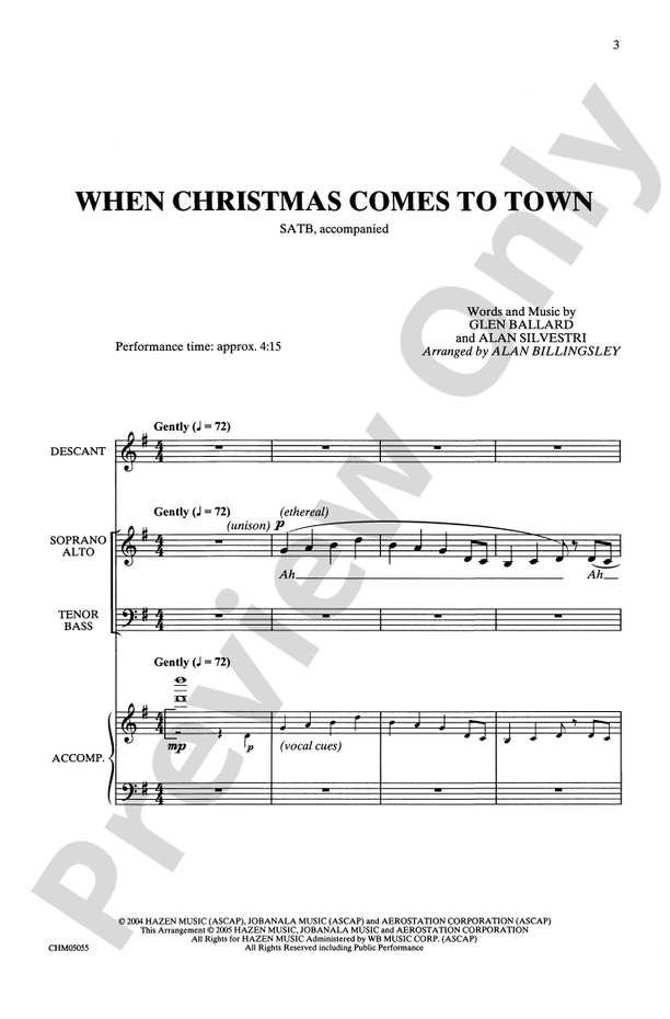 When Christmas Comes to Town (from The Polar Express)