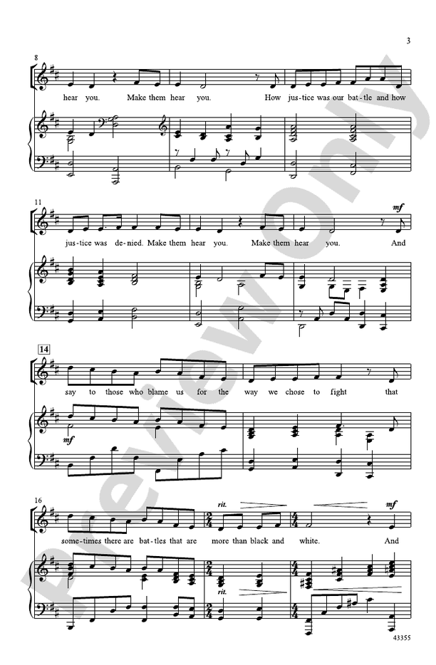 Make Them Hear You (from the musical Ragtime)