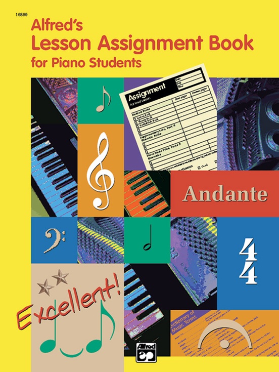 Alfred's Lesson Assignment Book for Piano Students