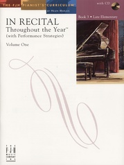 In Recital® Throughout the Year, Volume One, Book 3