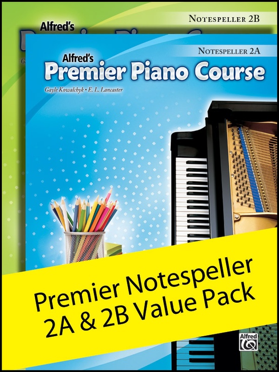 Premier Piano Course, Notespeller 2A & 2B (Value Pack)