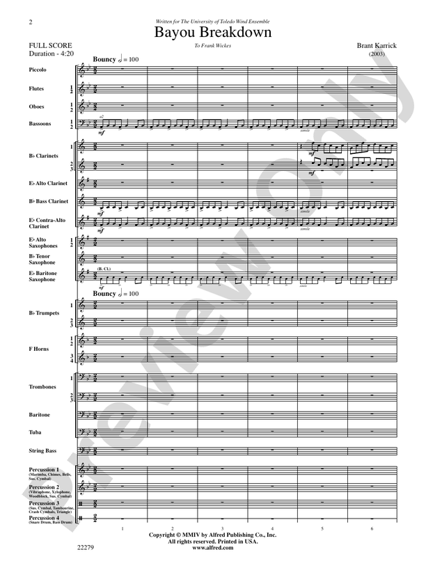 bayou-breakdown-score-concert-band-score-digital-sheet-music-download