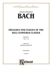 The Well-Tempered Clavier, Book 1, Nos. 1-8