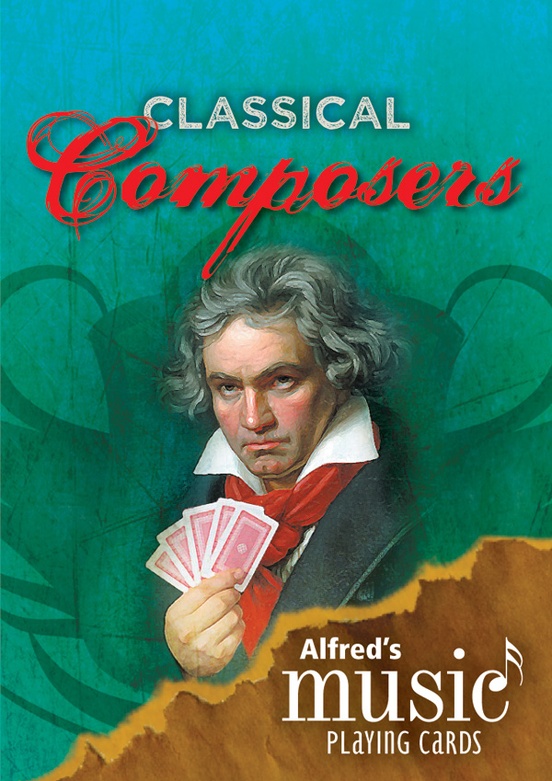 Alfred's Music Playing Cards: Classical Composers (12 Pack)
