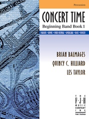 Concert Time Beginning Band Book 1 - Percussion