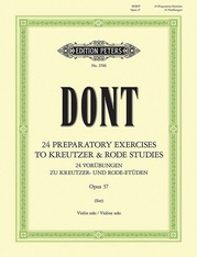 24 Preparatory Exercises to the Kreutzer and Rode Studies Op. 37 for Violin