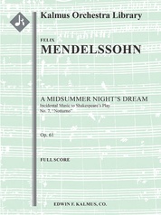 A Midsummer Night's Dream: Incidental Music, Op. 61; No. 7: Notturno