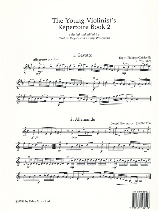 standard violin repertoire