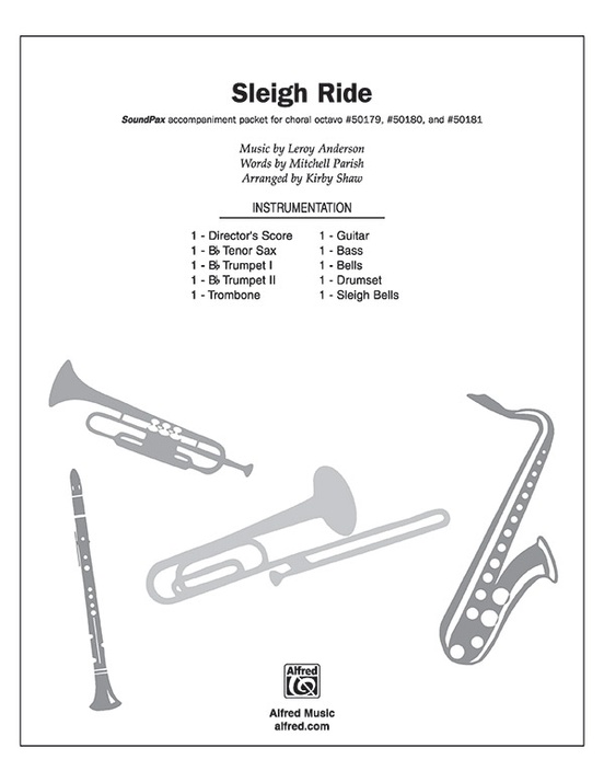 Sleigh Ride: 1st B-flat Trumpet: 1st B-flat Trumpet Part - Digital ...