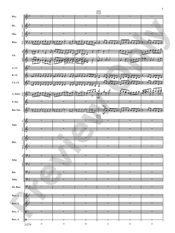 Bayou Breakdown Score Concert Band Score Digital Sheet Music Download