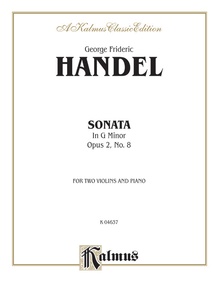 Handel: Sonata in G Minor, Op. 2, No. 8