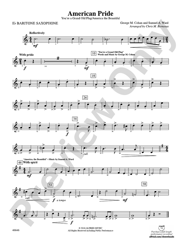 American Pride: E-flat Baritone Saxophone