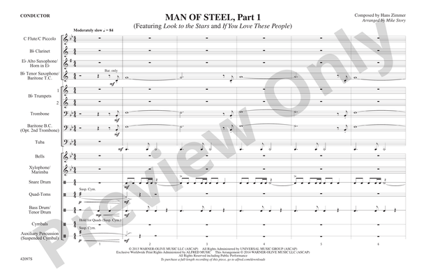 Man of Steel, Part 1: Score