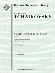 Symphony No. 7 in E-flat, Op. Posth. [arrangement from incomplete fragments]