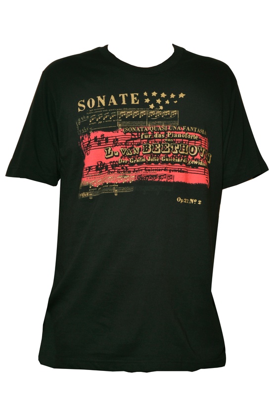 Beethoven Sonate Opus 27, No. 2 T-Shirt (Extra Large)