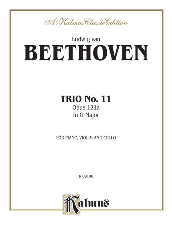 Piano Trio No. 11 Opus 121a in G Major
