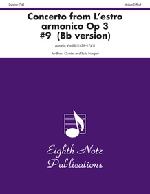 Concerto (from <i>L'estro Armonico,</i> Op 3 #9) (B-flat version)