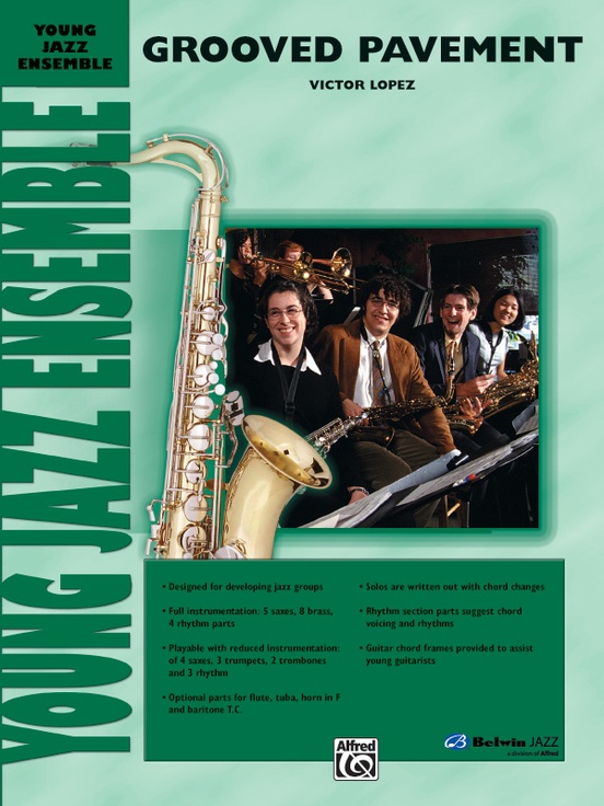 Grooved Pavement: Jazz Ensemble Conductor Score & Parts