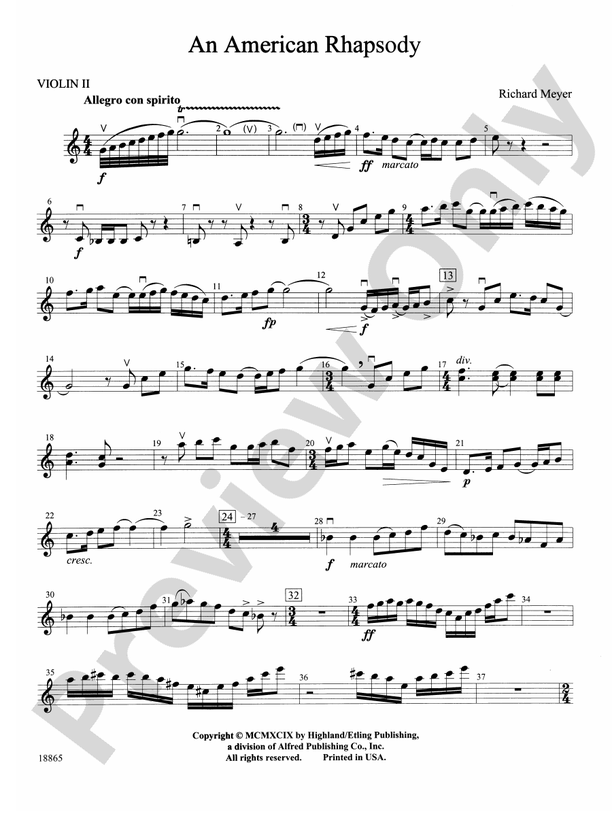 American Reel – Kirt N. Moiser Sheet music for Contrabass, Violin