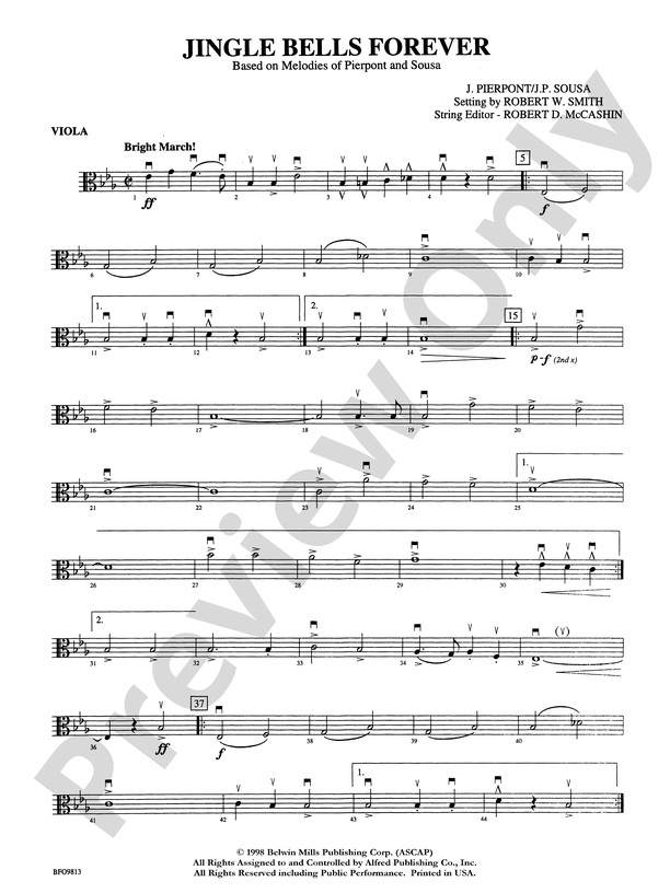 Jingle Bells Forever: Viola