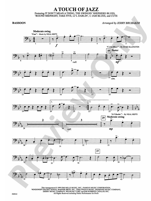 Jazz bassoon top