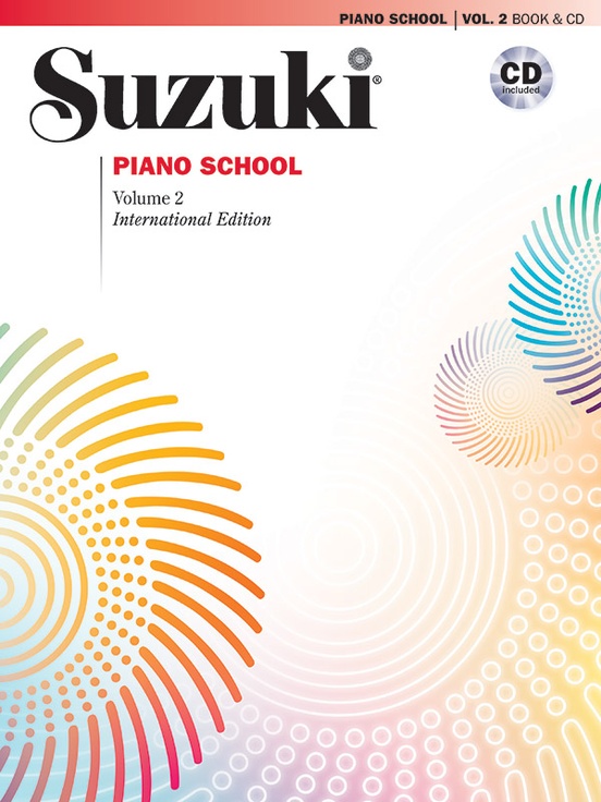 Suzuki Piano School New International Edition Piano Book and CD, Volume 2