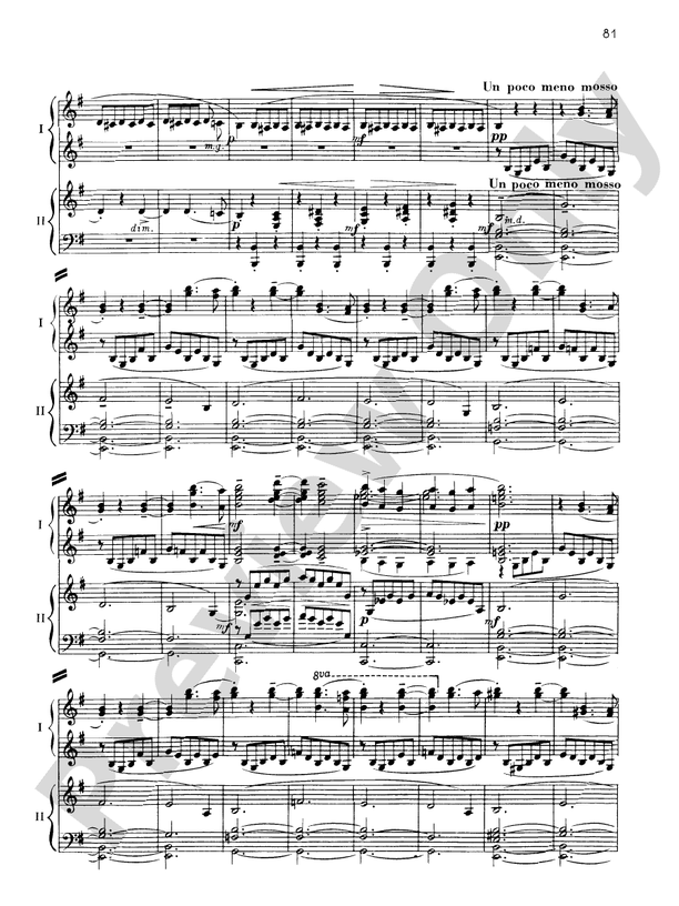 Suite No. 2, Opus 17 - II. Valse - Piano Duo (2 Pianos, 4 Hands)