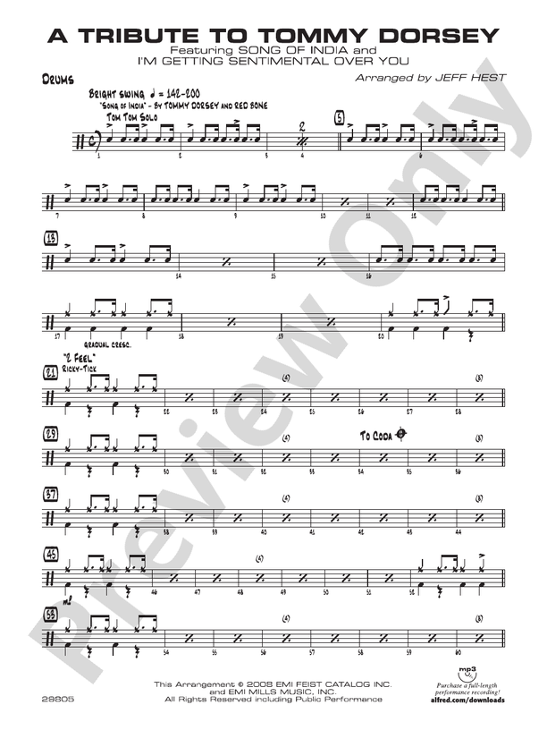 A Tribute to Tommy Dorsey: Drums