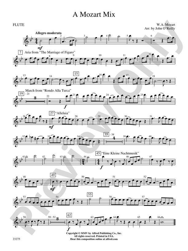 A Mozart Mix: Flute
