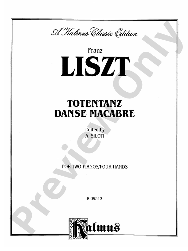 Liszt: Totentanz (Danse Macabre)