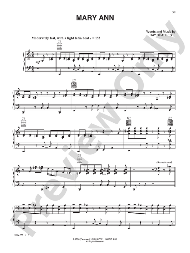 So Long, Mary Sheet Music