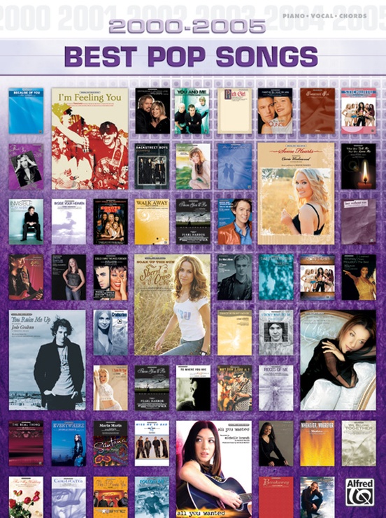 2000 2005 Best Pop Songs Sheet Music