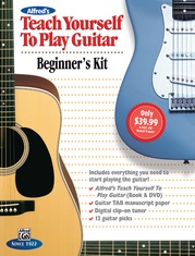 Alfred's Teach Yourself to Play Guitar: Beginner's Kit