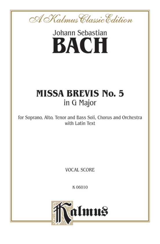 Missa Brevis No. 5 in G Major