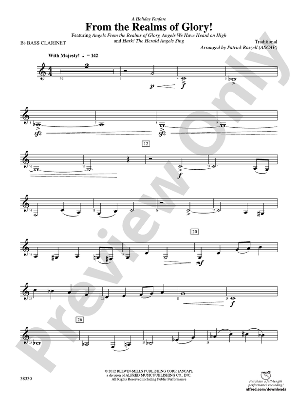 From the Realms of Glory! Bflat Bass Bflat Bass