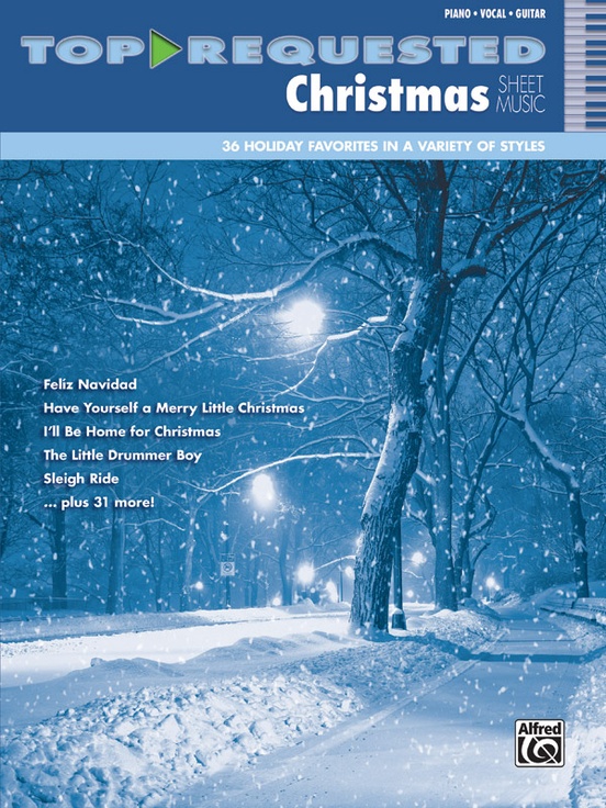 Top Requested Christmas Sheet Music Piano Vocal Guitar Book
