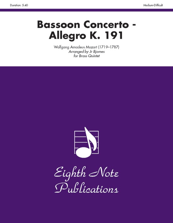 Bassoon Concerto: Allegro, K. 191