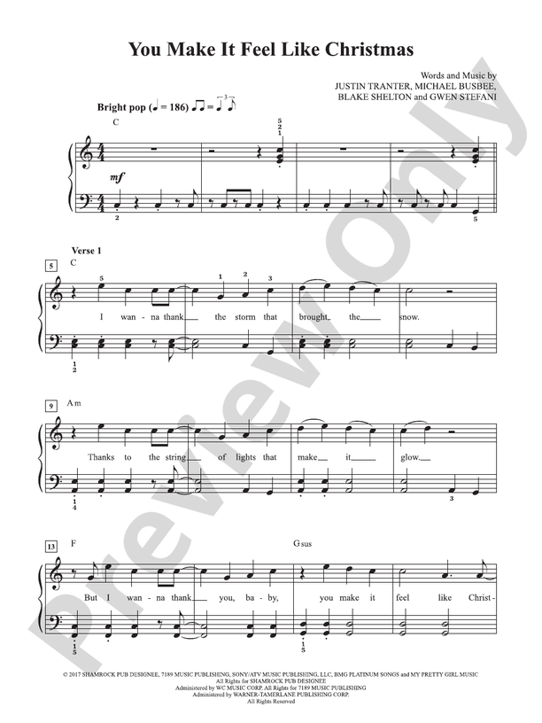 You Make It Feel Like Christmas (Gwen Stefani)