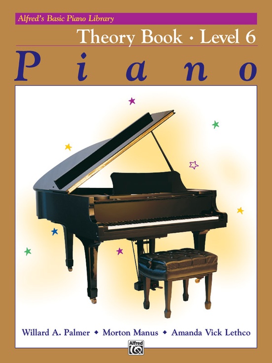 Alfred's Basic Piano Library: Theory Book 6