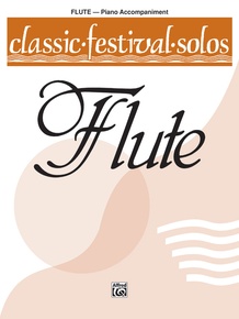 Classic Festival Solos (C Flute), Volume 1 Piano Acc.