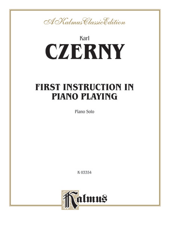 First Instruction in Piano Playing