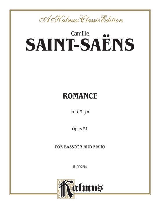 Saint-Saëns: Romance in D Major, Op. 51