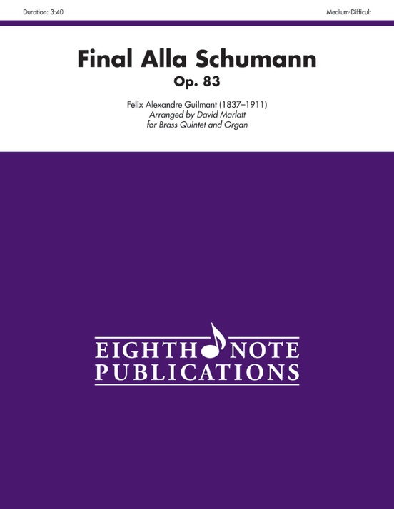 Final Alla Schumann, Opus 83