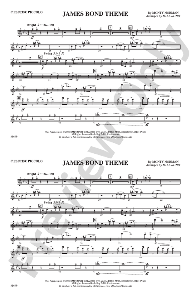 James Bond Theme: Flute