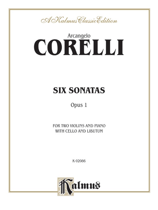 Six Sonatas, Opus 1
