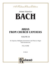Arias from Church Cantatas, Volume III (5 Sacred)