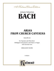 Bach: Soprano and Alto Arias, Volume III (German)