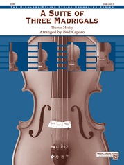 A Suite of Three Madrigals: 1st Percussion