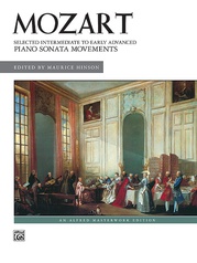 Mozart: Selected Intermediate to Early Advanced Piano Sonata Movements